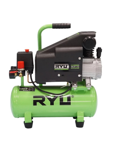 Kompresor Angin Listrik portable RYU RCP200-1 2HP 35Liter Garansi