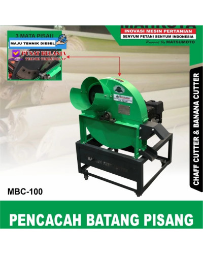 Mesin Pencacah Batang Pisang Mahkota MBC 100